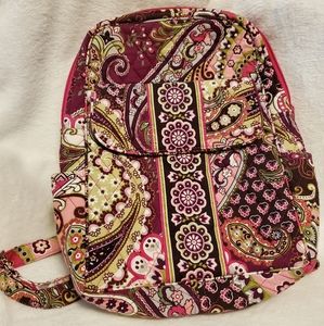 Vera Bradley Backpack - Very Berry Paisley